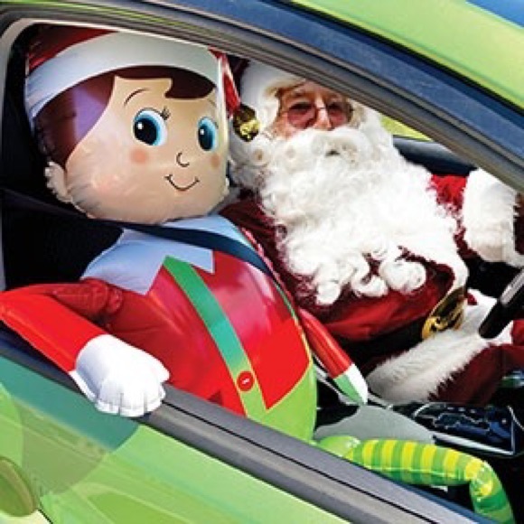 Car Buddy Inflatable 3’ Elf Car Buddy Energy Efficient LED Christmas - Picture 4 of 4